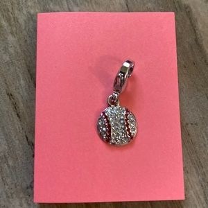 NWT Origami Owl Pave Baseball Dangle